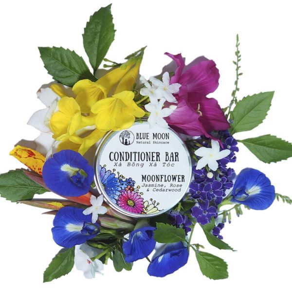 Moonflower Conditioner Bar - Blue Moon Natural Skincare