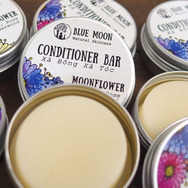 Moonflower Conditioner Bar - Blue Moon Natural Skincare